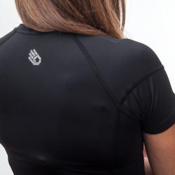 Sensor Coolmax Tech černé dámské triko krátký rukáv