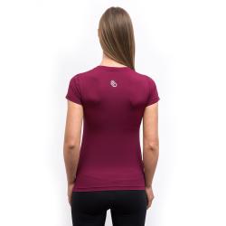 SENSOR Coolmax Tech Geo Mountains dámské triko kr.rukáv Lilla