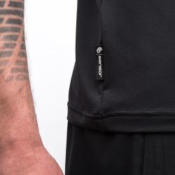 SENSOR Coolmax Tech Gps pánské černé triko kr.rukáv