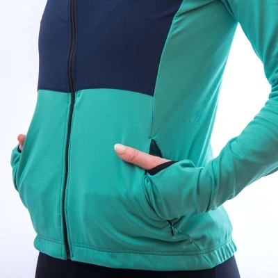 SENSOR Coolmax Thermo dámská bunda Sea Green/deep Blue