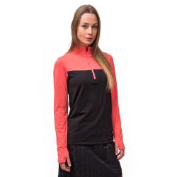 Sensor Coolmax Thermo Černá/korál dámská mikina