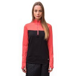 Sensor Coolmax Thermo Černá/korál dámská mikina