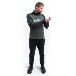 SENSOR Coolmax Thermo Mountains pánská mikina Olive/černá