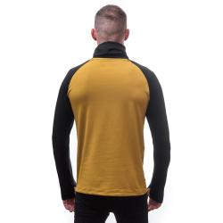 Sensor Coolmax Thermo Mustard/černá pánská funkční mikina