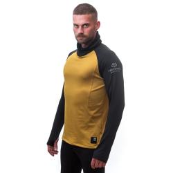 Sensor Coolmax Thermo Mustard/černá pánská funkční mikina