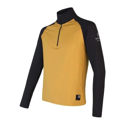 Sensor Coolmax Thermo mustard/černá pánská mikina se zipem Sensor Coolmax Thermo mustard/černá pánská mikina se zipem
