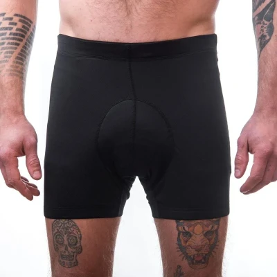 Sensor Cyklo Basic True Black pánské cyklošortky POUZE XXXL (VÝPRODEJ)