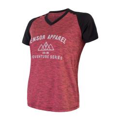 Sensor Cyklo Charger Ružová/čierna dámsky cyklistický dres