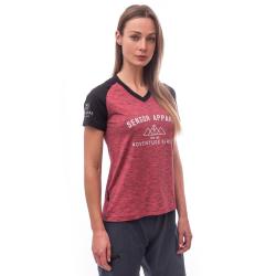 Sensor Cyklo Charger Růžová/černá dámský cyklistický dres