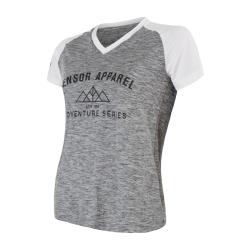 Sensor Cyklo Charger Sivá/biela dámsky cyklistický dres