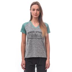 Sensor Cyklo Charger Šedá/mint dámský cyklistický dres