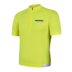 Sensor Coolmax Entry Neon Yellow pánský cyklistický dres