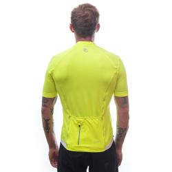 Sensor Coolmax Entry Neon Yellow pánský cyklistický dres
