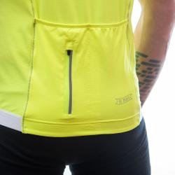 Sensor Coolmax Entry Neon Yellow pánský cyklistický dres
