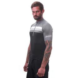 Sensor Cyklo Tour Black Stripes pánský cyklistický dres POUZE M (VÝPRODEJ)