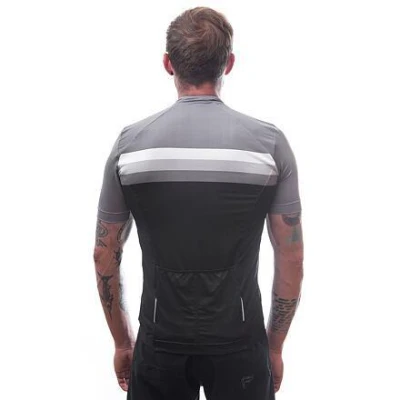 Sensor Cyklo Tour Black Stripes pánský cyklistický dres POUZE M (VÝPRODEJ)