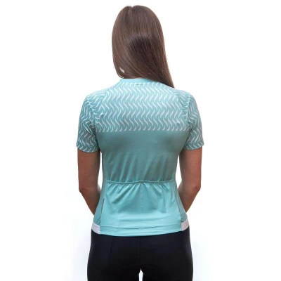 Sensor Cyklo Tour Mint Wave dámský cyklistický dres