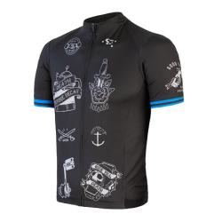 Sensor Cyklo Tour Black Tattoo panský cyklistický dres
