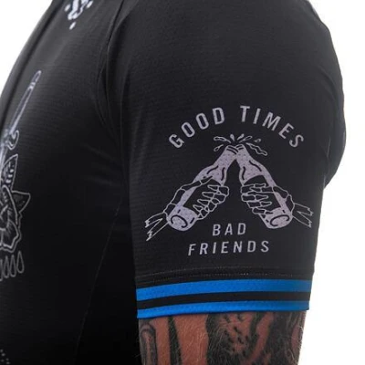 Sensor Cyklo Tour Black Tattoo panský cyklistický dres
