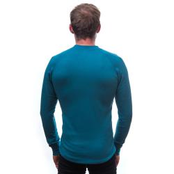 SENSOR Double Face pánské triko dl. rukáv Safír