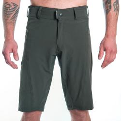 Sensor Helium Olive Green pánské cyklistické šortky