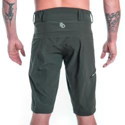 Sensor Helium Olive Green pánské cyklistické šortky