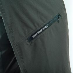 Sensor Helium Olive Green pánské cyklistické šortky