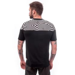 Sensor Helium Černá/geometry pánský cyklistický dres