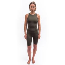 SENSOR Infinity Eco dámský crop top Olive Green