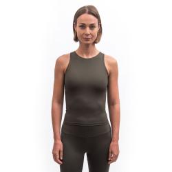 SENSOR Infinity Eco dámský crop top Olive Green