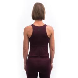 SENSOR Infinity Eco dámský crop top Port Red