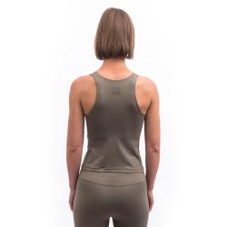 SENSOR Infinity Eco dámský crop top Stone Grey