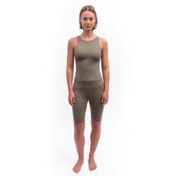 SENSOR Infinity Eco dámský crop top Stone Grey