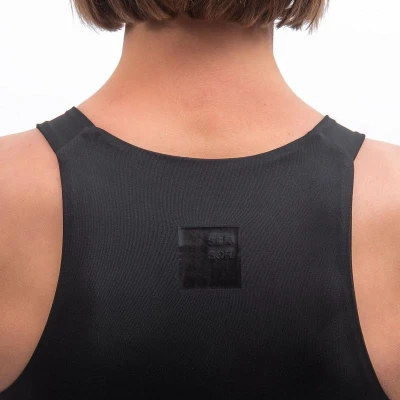 SENSOR Infinity Eco dámský crop top True Black