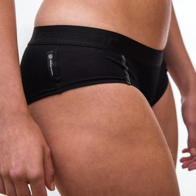 Sensor Merino Active černé dámské kalhotky POUZE S (VÝPRODEJ)