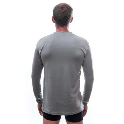Sensor Merino Active Pt Compass Šedá pánské funkční tričko