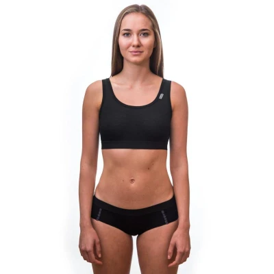 Sensor Merino Active Černá dámská podprsenka