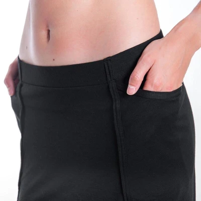 SENSOR Merino Active dámská černá sukně
