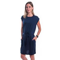 SENSOR Merino Active dámské šaty Deep Blue