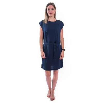 SENSOR Merino Active dámske šaty Deep Blue
