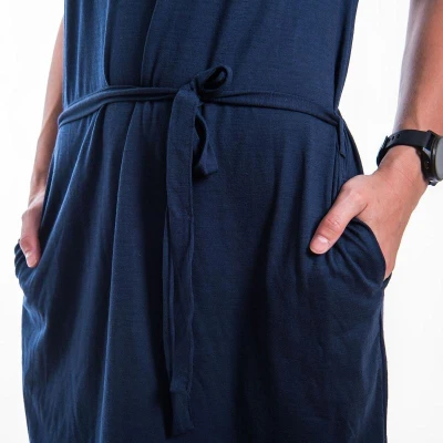 SENSOR Merino Active dámske šaty Deep Blue