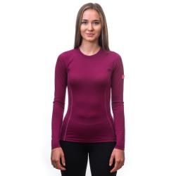 Sensor Merino Active lilla dámské triko dlouhý rukáv