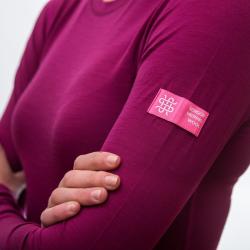 Sensor Merino Active lilla dámské triko dlouhý rukáv