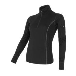 Sensor Merino Active Černá dámské funkční tričko