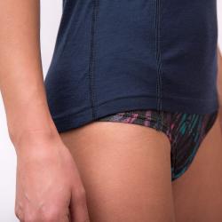 Sensor Merino Active Deep Blue dámské funkční tričko