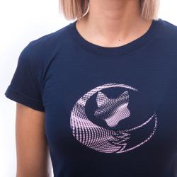 SENSOR Merino Active Fox dámske tričko kr. rukáv Deep Blue