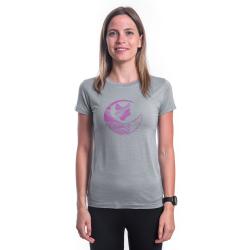 SENSOR Merino Active Fox dámske šedé tričko kr. rukáv