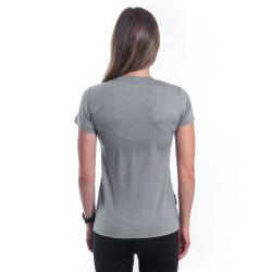SENSOR Merino Active Fox dámske šedé tričko kr. rukáv