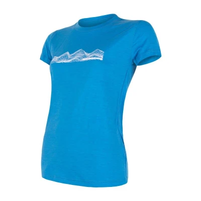 Sensor Merino Active Pt Mountains Modrá dámske funkčné tričko Sensor Merino Active Pt Mountains Modrá dámske funkčné tričko