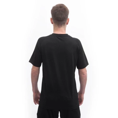 SENSOR Merino Active No Logo pánské černé triko kr. rukáv Raglan